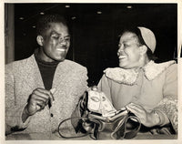 JACKSON, TOMMY "HURRICANE"-DAN BUCCERONI WIRE PHOTO (1954)