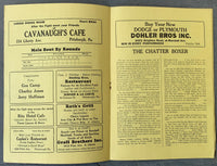 BEN JEBY-ANSON GREEN OFFICIAL PROGRAM (1936)