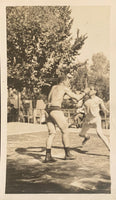 JEFFRIES, JAMES-JOE CHOYNSKI ORIGINAL PHOTO (1910-TRAINING FOR JOHNSON)