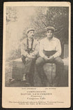 JEFFRIES, JAMES PHOTO POSTCARD (AT HIS TRAINING CAMP FOR JOHNSON-1910)