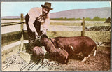 JEFFRIES, JAMES J. SOUVENIR POSTCARD (1907)