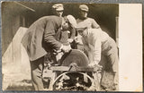JEFFRIES, JAMES REAL PHOTO POSTCARD (1910-PREPARING FOR JOHNSON)