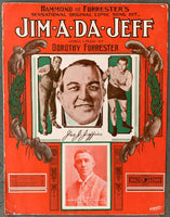 JEFFRIES, JAMES JIM-A-DA-JEFF SHEET MUSIC (1909)