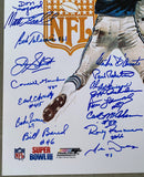 1969 NEW YORK JETS SUPER BOWL SIGNED PHOTO POSTER (SIGNED BY 24-JSA)