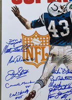 1969 NEW YORK JETS SUPER BOWL SIGNED PHOTO POSTER (SIGNED BY 24-JSA)