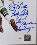 1969 NEW YORK JETS SUPER BOWL SIGNED PHOTO POSTER (SIGNED BY 24-JSA)