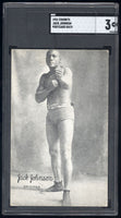 JOHNSON, JACK EXHIBIT CARD (SGC VG 3-1921)