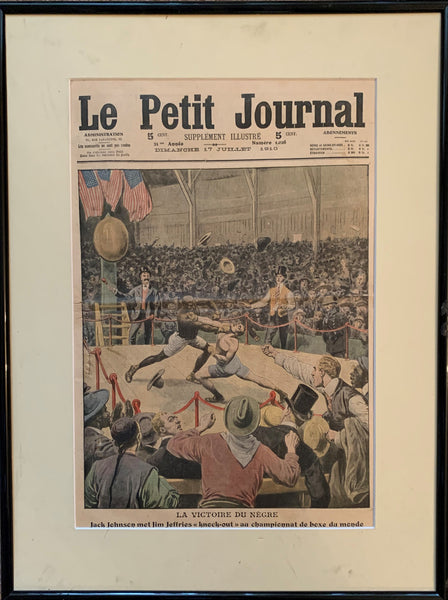 JOHNSON, JACK-JAMES JEFFRIES LE PETIT JOURNAL SUPPLEMENT (1910)