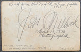 JOHNSON, JACK REAL PHOTO POSTCARD (SIGNED BY JESS WILLARD-JSA)