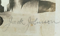 JOHNSON, JACK REAL PHOTO POSTCARD (SIGNED BY JESS WILLARD-JSA)