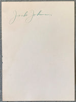 JOHNSON, JACK ORIGINAL PHOTOGRAPH