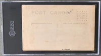 JOHNSON, JACK-JAMES JEFFRIES REAL PHOTO POSTCARD (1910-JOHNSON IN HIS CORNER-SGC)