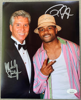 JONES, JR., ROY & MICHAEL BUFFER SIGNED PHOTO (JSA AUTHENTICATED)