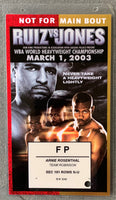 JONES, JR., ROY-JOHNNY RUIZ PRESS CREDENTIAL (2003)