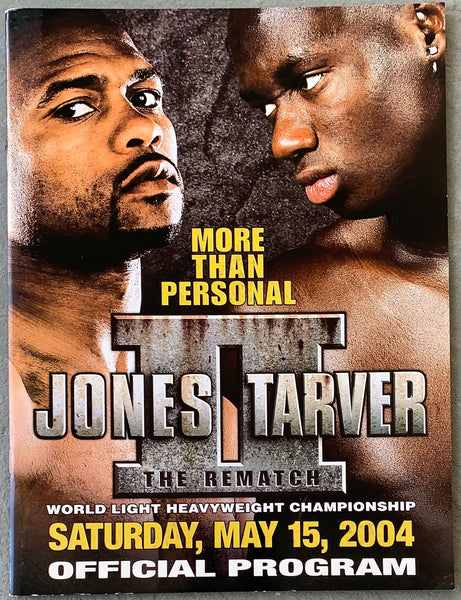 JONES, JR., ROY-ANTONIO TARVER II OFFICIAL PROGRAM (2004)