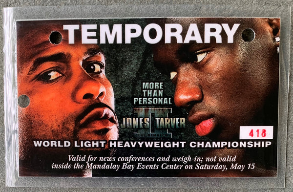 JONES, JR., ROY-ANTONIO TARVER II TEMPORARY CREDENTIAL (2004)