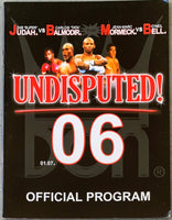 JUDAH, ZAB-CARLOS BALDOMIR OFFICIAL PROGRAM (2006)