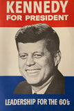 KENNEDY, JOHN F. PRESIDENTIAL POLITICAL POSTER (CIRCA 1960)