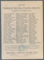 KETCHEL, STANLEY T-9 TURKEY RED CIGARETTE CARD (# 67-1911)