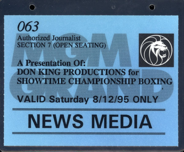 CARBAJAL, MICHAEL-JOSE QUIRINO NEWS MEDIA CREDENTIAL (1995)