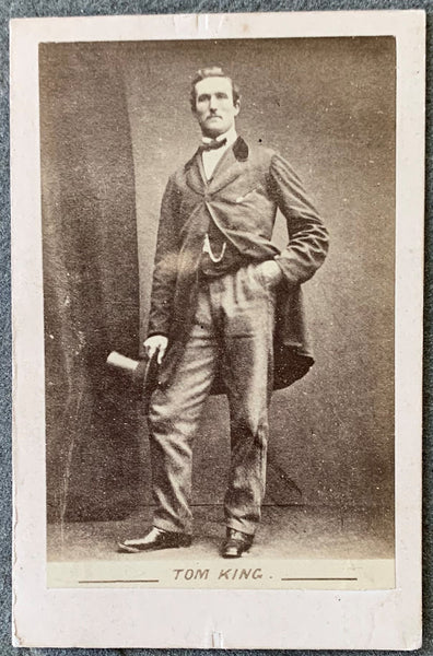 KING, TOM ORIGINAL CARTE DE VISITE