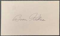 KIRKMAN, BOONE SIGNED INDEX CARD