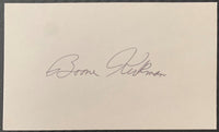 KIRKMAN, BOONE SIGNED INDEX CARD