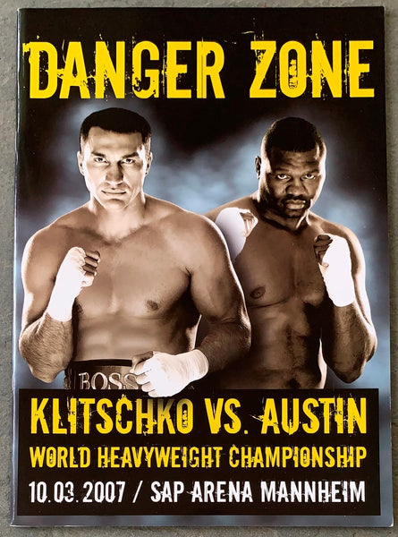 KLITSCHKO, WLADIMIR-RAY AUSTIN OFFICIAL PROGRAM (2007)