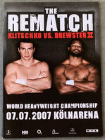 KLITSCHKO, WLADIMIR-LAMON BREWSTER II OFFICIAL PROGRAM (2007)