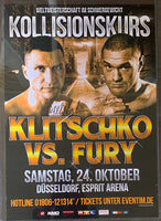 KLITSCHKO, WLADIMIR-TYSON FURY I SIGNED ON SITE POSTER (2015)