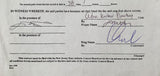 KLITSCHKO, WLADIMIR SIGNED FIGHT CONTRACT (2002-RAY MERCER FIGHT)