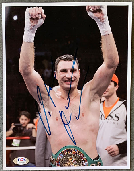 KLITSCHKO, VITALI SIGNED PHOTO (PSA/DNA)