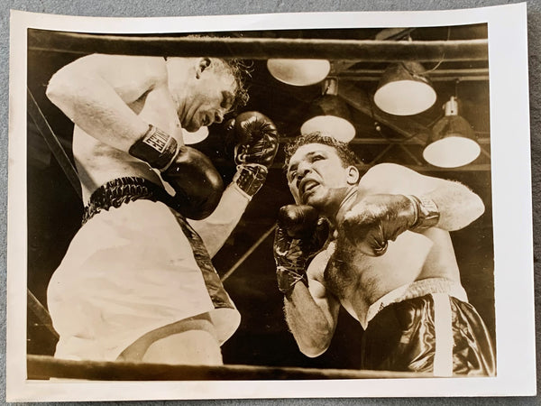 LAMOTTA, JAKE-BOB MURPHY I TYPE 1 WIRE PHOTO (1951)