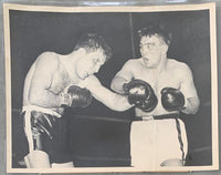 LAMOTTA, JAKE-ROBERT VILLEMAIN II ORIGINAL WIRE PHOTO (1949)