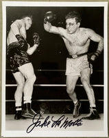 LAMOTTA, JAKE SIGNED PHOTO (VIKKI LAMOTTA COLLECTION)