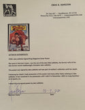 LAMOTTA, JAKE SIGNED RING MAGAZINE POSTER (VIKKI LAMOTTA COLLECTION)
