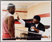 LEWIS, LENNOX ORIGINAL TRAINING CAMP PHOTO (1989)