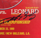 LEONARD, SUGAR RAY-ROBERTO DURAN II SIGNED OFFICIAL PROGRAM (1980-SIGNED BY BOTH)