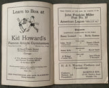 LEONARD, BENNY-ROCKY KANSAS OFFICIAL PROGRAM (1922)