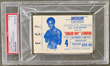 LEONARD. SUGAR RAY-ROCKY RAMON ON SITE STUBLESS TICKET (1978-PSA/DNA)