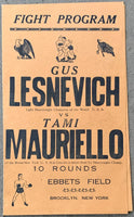 LESNEVICH, GUS-TAMI MAURIELLO OFFICIAL PROGRAM (1947)