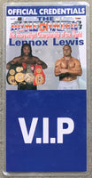LEWIS, LENNOX-FRANCOIS BOTHA VIP CREDENTIAL (2000)