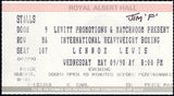 LEWIS, LENNOX-JORGE DASCOLA STUBLESS TICKET (1990)