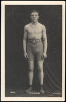 LEWIS, TED "KID" REAL PHOTO POSTCARD