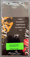 LEWIS, LENNOX-ZELJKO MAVROVIC CREDENTIAL (1998)