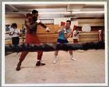 LEWIS, LENNOX ORIGINAL TRAINING CAMP PHOTO (1989)