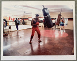 LEWIS, LENNOX ORIGINAL TRAINING CAMP PHOTO (1989)