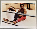 LEWIS, LENNOX ORIGINAL TRAINING CAMP PHOTO (1989)