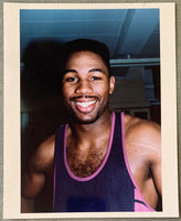 LEWIS, LENNOX ORIGINAL TRAINING CAMP PHOTO (1989)