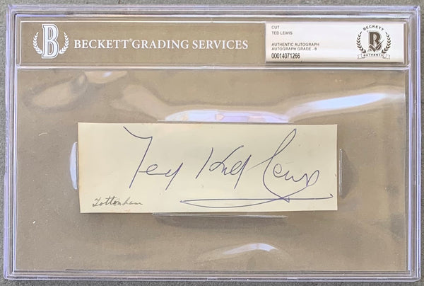 LEWIS, TED KID INK SIGNATURE (BECKETT)